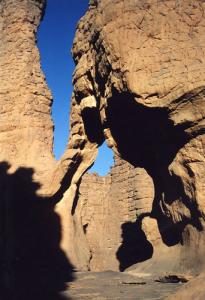 Les Montagnes du Tassili vues d'en bas