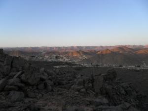 Vue sur la région d'El Mihane