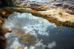 Ciel dans la guelta d'Iherir