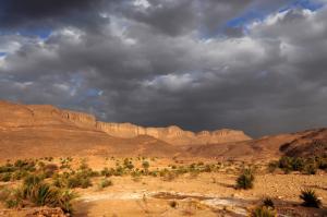 Orage sur la région d'Iherir (Wilaya d'Illizi)