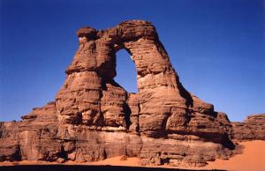 Architecture naturelle de Tamezguina au parc national du Tassili