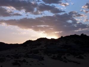 Coucher de Soleil sur le Tassili