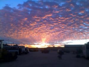 Lever du Jour sur la ville de Bordj Omar Driss