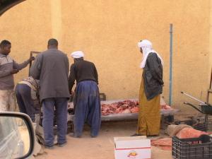 Viande de Chameaux au marché d'illizi