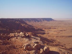 Plateau de In Amenas  sur la Route Nationale 03