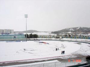 Le Stade de Bordj Bou Arreridj sous la neige
