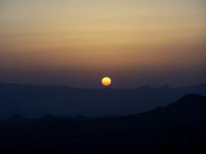 Coucher de Soleil sur la commune de  Mansourah
