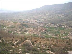 Vue sur la commune de  de Mansoura