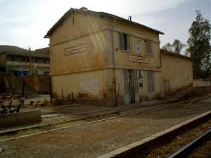 Passage du Train dans la commune de Mansoura
