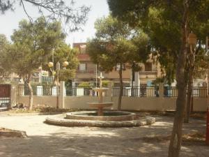 Jet d'eau au centre ville de la commune de Hasnaoua