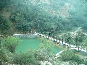 Le barrage de  Goulea