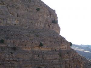 Strates Horizontales .sédimentaires (Bordj Bou Arreridj)