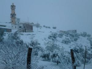 Le Village de Ouled Chalabi sous la neige
