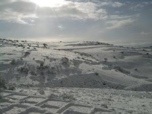 Paysage Neigeux à Bordj Bou Arreridj