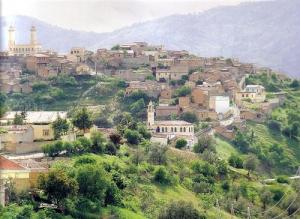 Vue sur le village  Aourir Aoulmi