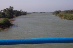 L'Embouchure du du Fleuve  Sebaou  à Boumerdes