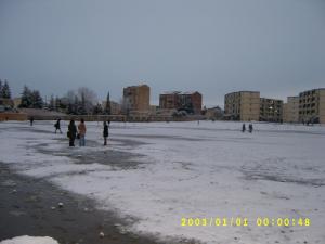 Neige sur le centre ville de Boumerdes