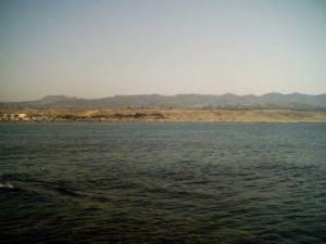 Plage de  Shrira  surla côte de Zemmouri