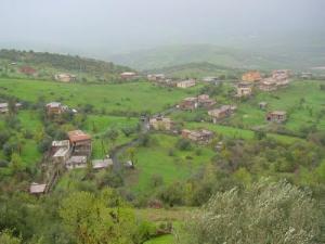 Vue du village  Aazaghar au printemps
