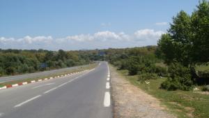 Route entre El-Kala et Oum Teboul