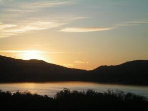 Coucher du Soleil sur le Lac el Melah