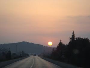 Sur la route de Taref