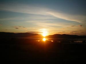 Coucher de Soleil sur le Lac Mellah