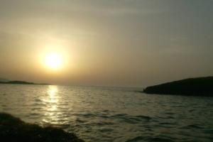 Coucher du Soleil sur la plage Messida  (Commune de Oum Tboul)