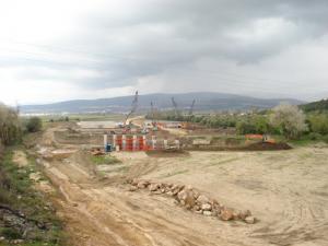 Chantier de Construction de la Nouvelle Autoroute Est Ouest traversant la Wilaya d'El Taref