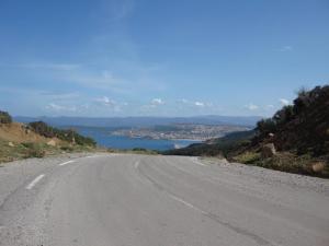 Route de la plage d'El-Kala