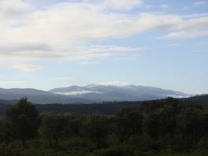 Neige sur les Montagnes environnantes d'El Taref
