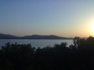 Vue sur le lac El Mallah