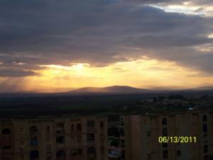 Coucher de Soleil sur la ville de Taref