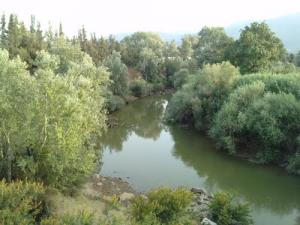 Vue sur Oued Bounamousa à Taref