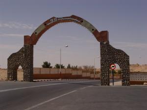 Entrée de la ville de Tindouf