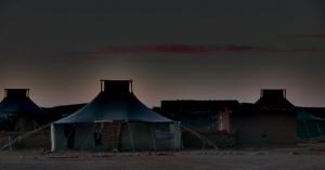 Tentes du Campement Sahraoui à Tindouf