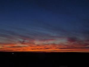 Tombée de la nuit sur Tindouf