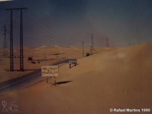 Entrée de la Wilaya d'El Oued en 1990