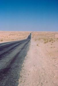 Route Nationale 11 entrer El oued et Touggourt