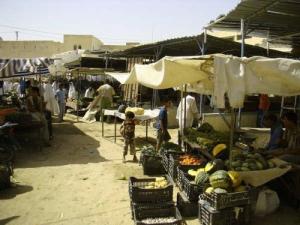 Marché de Fruits et Légumes de la ville d'El Oued