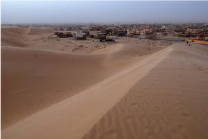 La Ville d'El Oued depuis les Dunes de Sables aux alentours