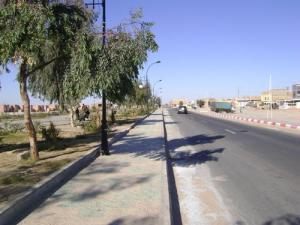 Route Nationale 03 traversant la ville d'El Mghair