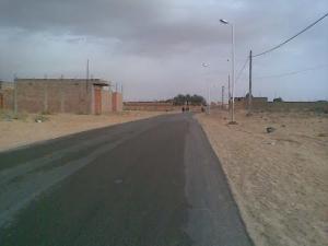 Route aux abords de Guemar