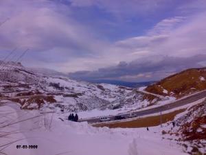 La Commune de Ouled Idriss sous la neige