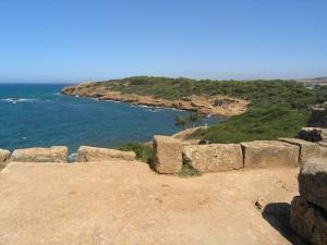 Vue sur la côte de Tipaza