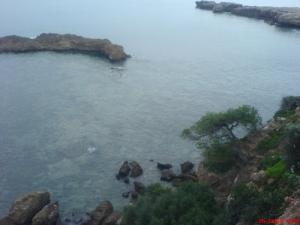 Plage  El Beldj  aux pieds du  Mont Chenoua