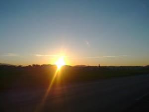 Coucher du Soleil sur la commune de Hadjout