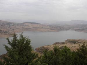 Vue sur le Barrage de Beni Haroun
