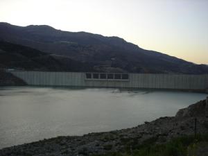 Vue intérieure de l'Enceinte du Barrage de Beni Haroun (Wilaya de Mila)