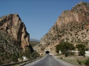 Entrée du Tunnel  de Beni Haroun